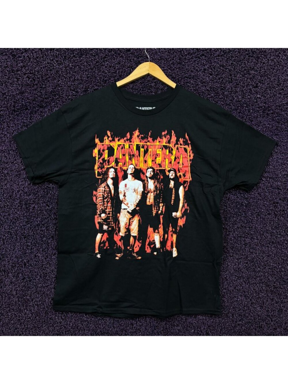 Pantera Cowboys From Hell Poster Heavy Metal Band T-Shirt XL